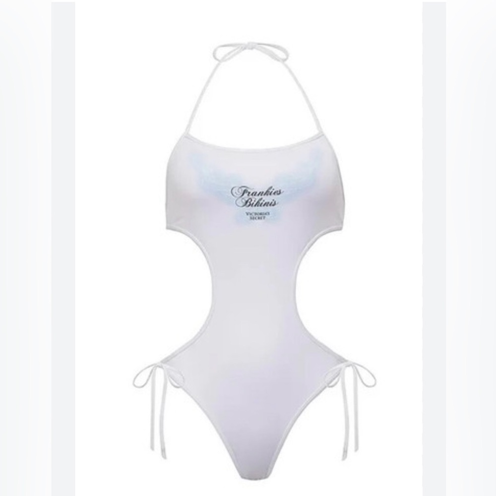 Frankie's Bikinis Elegant White Swimsuit